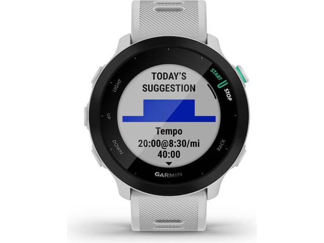 Garmin Forerunner 55 sportsklokke 42mm - hvit Smartklokker