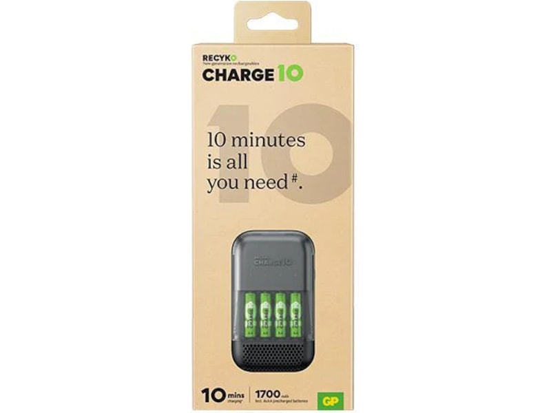 GP ReCyko Charge 10 hurtiglader Batteriladere