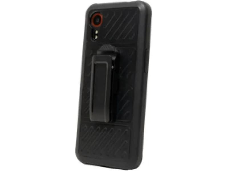Samsung XCover7 Deksel med belteklips (sort) Mobildeksel