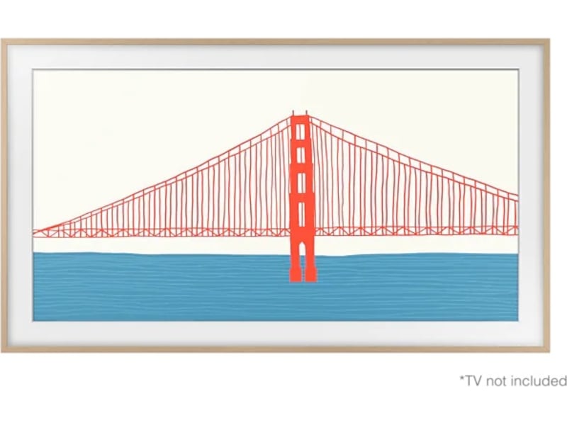 Samsung 43" ramme til The Frame (2021-2025, teak) TV-ramme & tilbehør