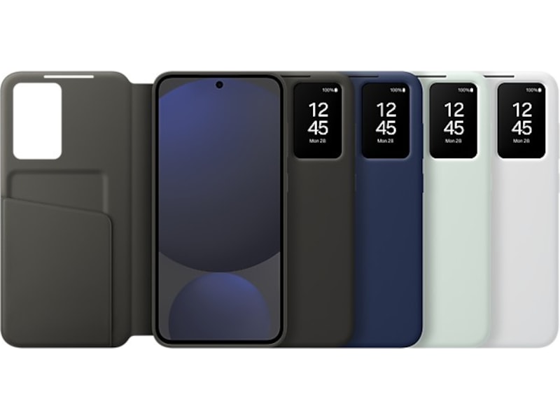 Samsung Galaxy S24 FE Smart View lommebokdeksel (sort) Mobildeksel