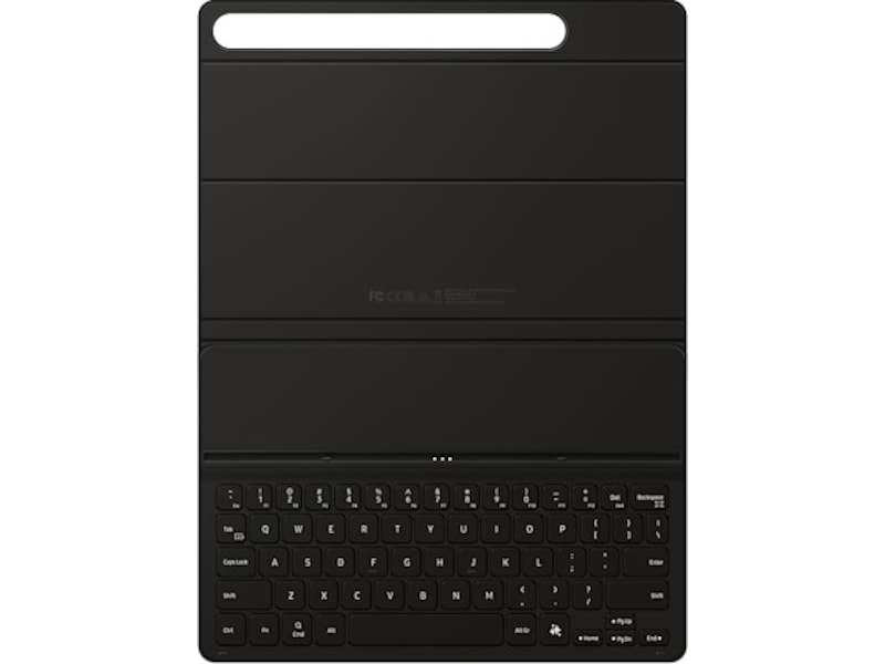 Samsung Galaxy Tab S10 Lite/FE og S9/FE Slim tastaturdeksel (sort) Tastatur og stylus