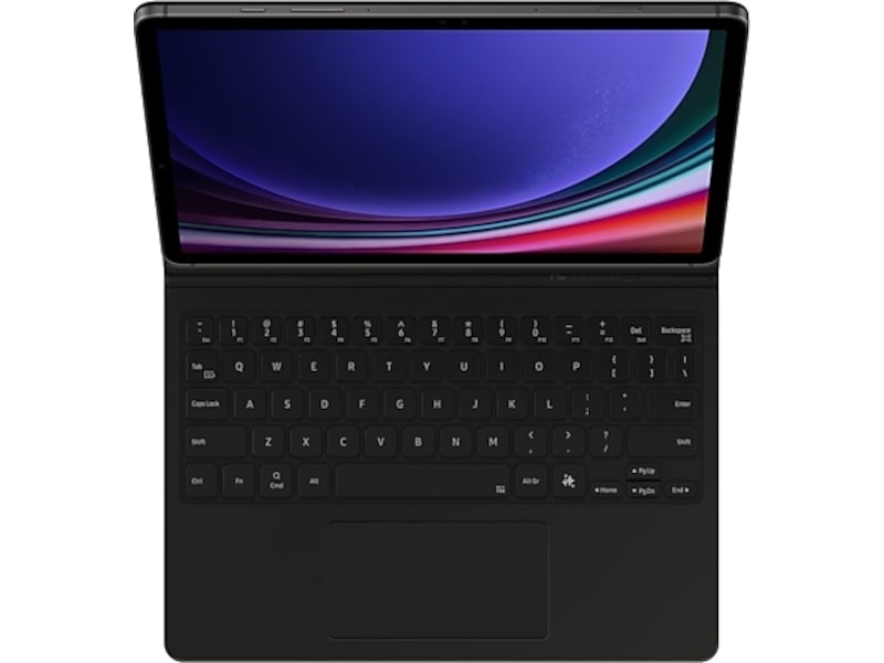 Samsung Galaxy Tab S10 Lite/FE og S9/FE tastaturdeksel (sort) Tastatur og stylus