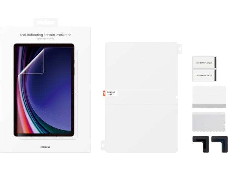 Samsung Galaxy Tab S10 Lite/FE og S9/FE Anti-reflecting Film skjermbeskytter Skjermbeskyttelse nettbrett