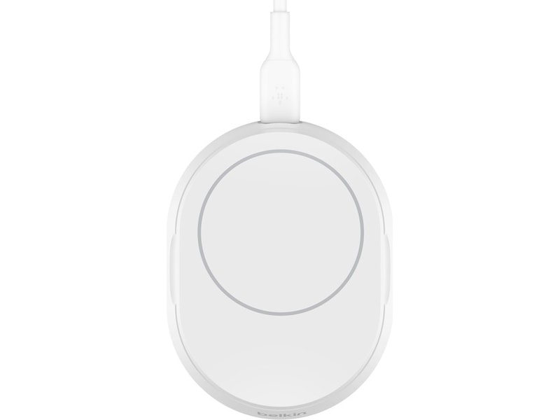 Belkin BoostCharge Pro sammenleggbart trådløs ladestativ (hvit) Trådløs lader