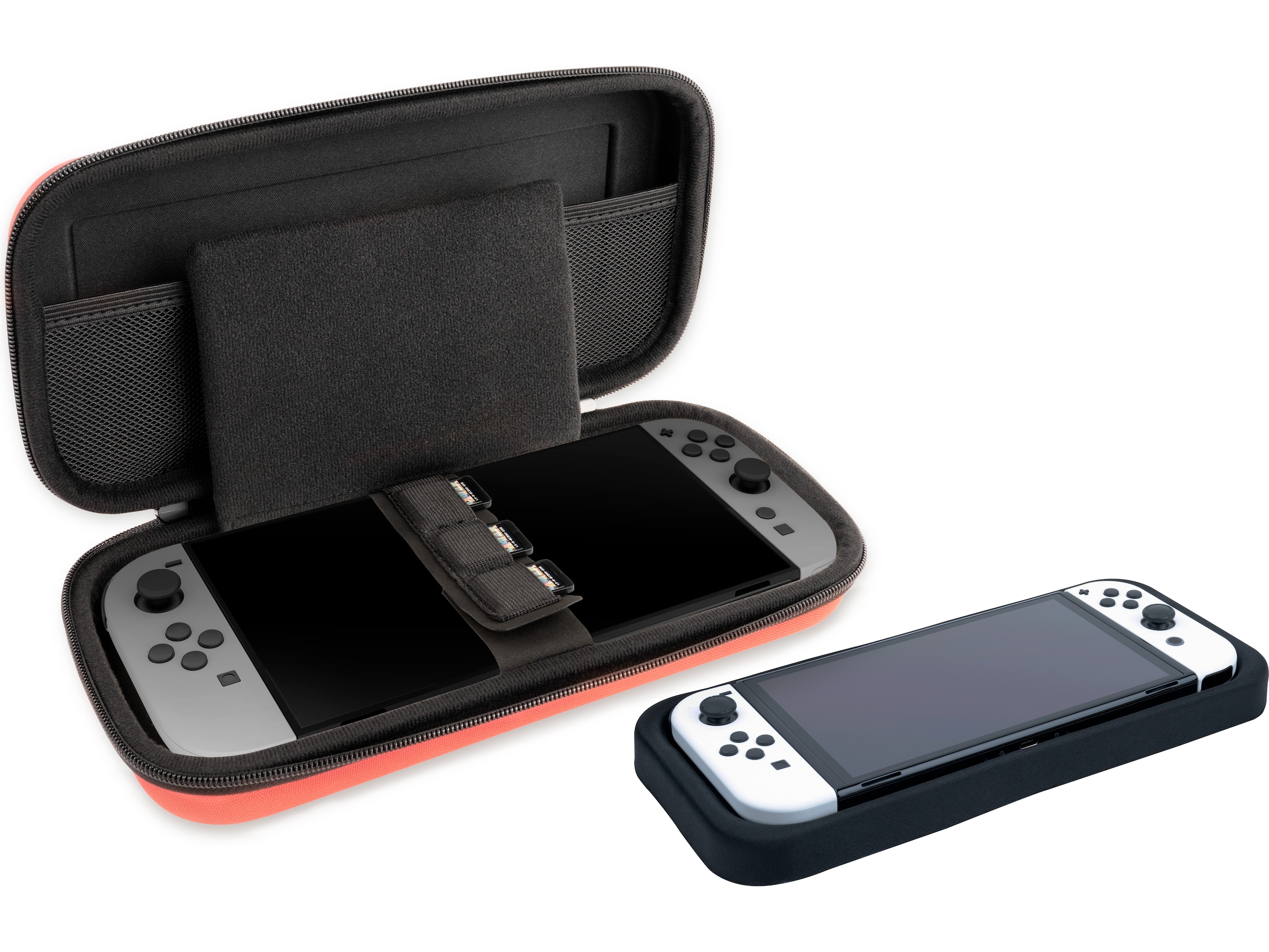 Nacon Transport Case for Nintendo Switch 2 (lys rød) Tilbehør til spillkonsoller