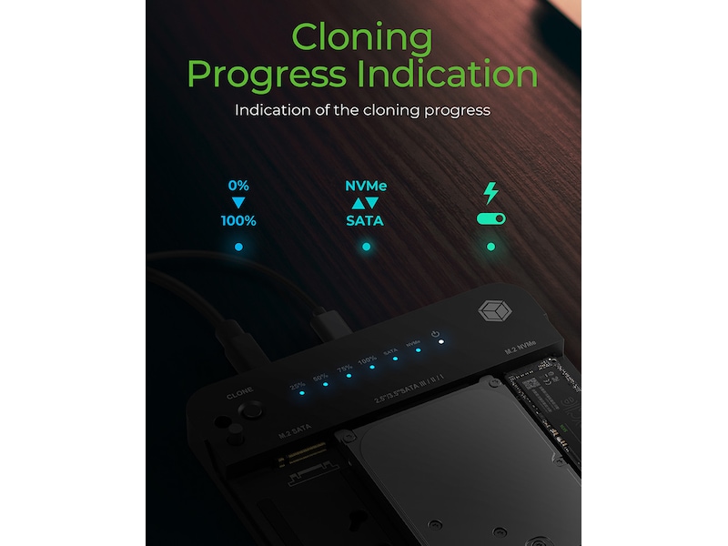 Icy Box CloneStation & DockingStation  IB-2915MSCL-C31 Dokkingstasjoner