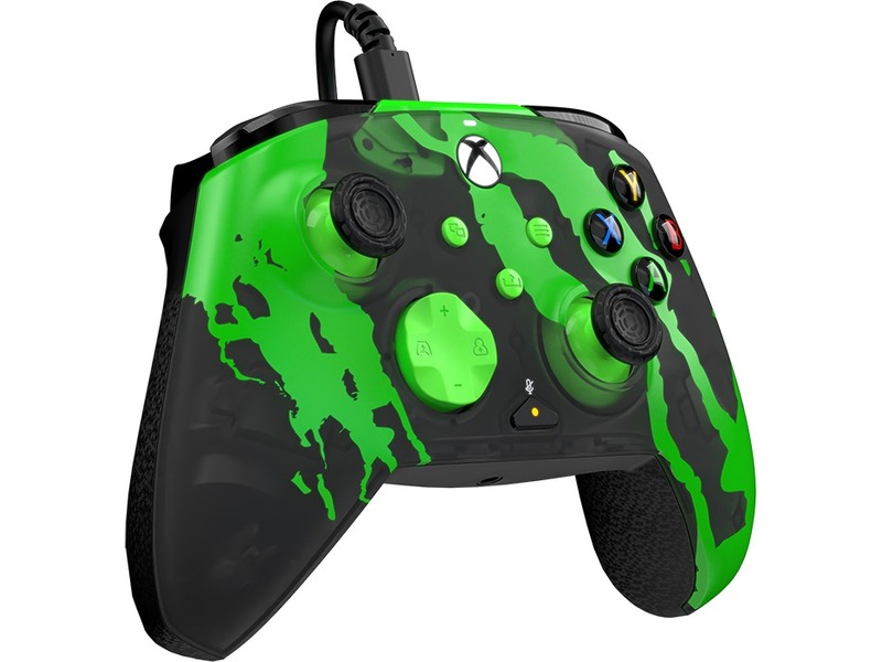 PDP Rematch Glow Kablet Kontroller (jolt green) Tilbehør til spillkonsoller