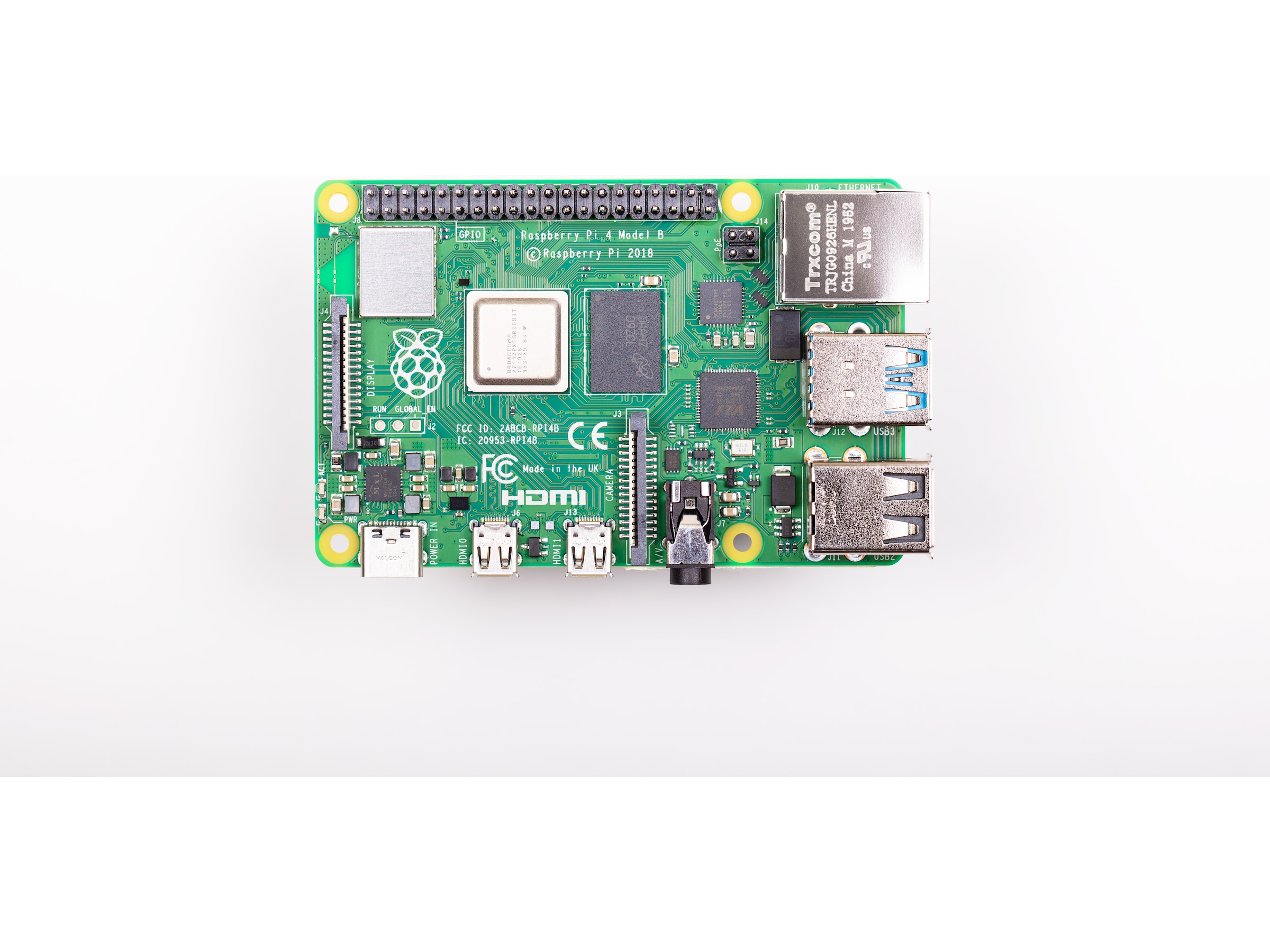 Raspberry Pi 4 Model B, 8GB RAM Integrert CPU