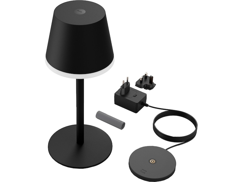 Philips Hue Go bærbar bordlampe (sort) Bordlampe