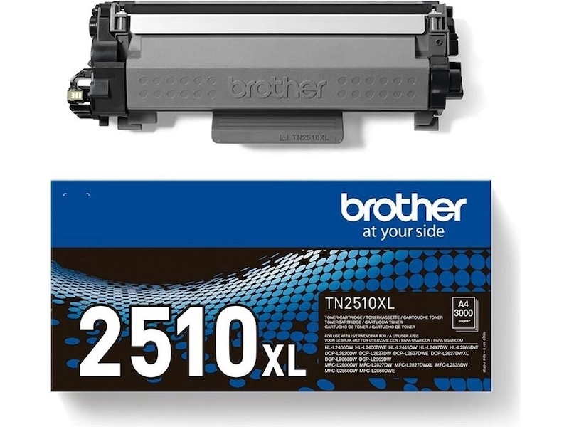 Brother toner TN2510XL sort Lasertoner