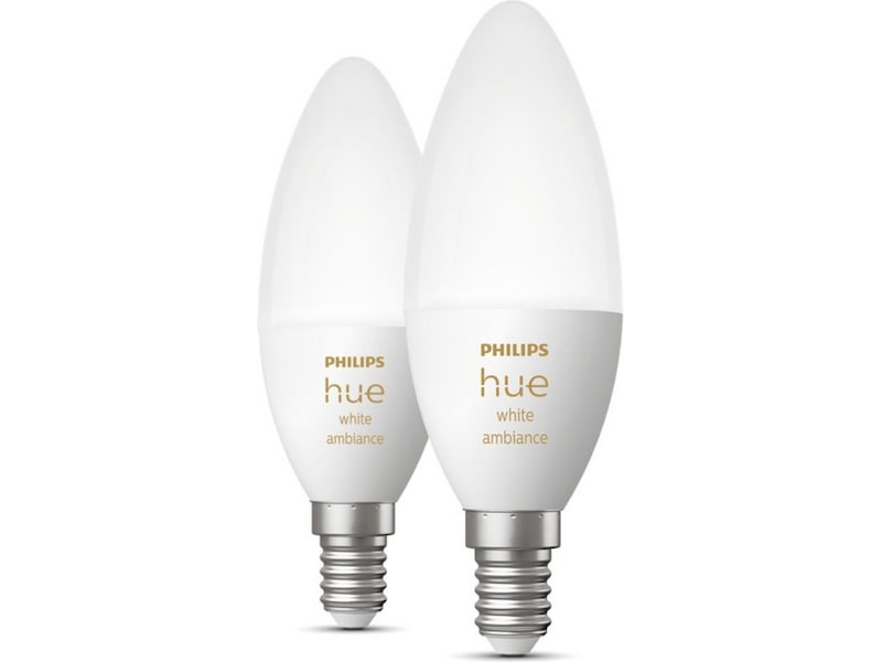 Philips Hue White ambiance 2-pakning E14 Lyspærer & LED-pærer