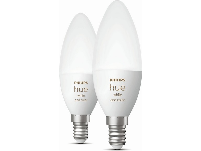 Philips Hue White and color ambiance 2-pakning E14 Lyspærer & LED-pærer