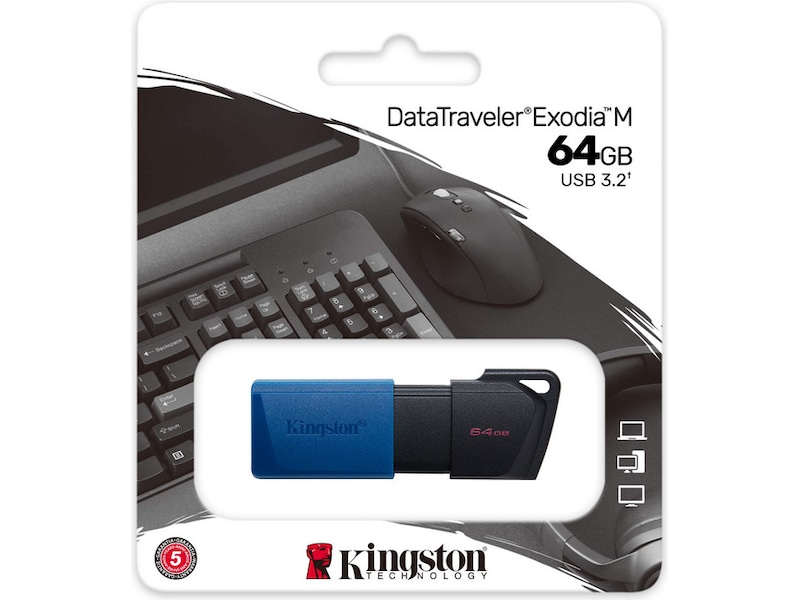 Kingston DataTraveler Exodia M 64GB Minnepenn / USB