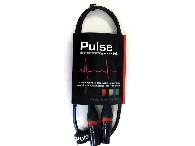 Pulse Mikrofonkabel 1m XLR/XLR Kameramikrofon