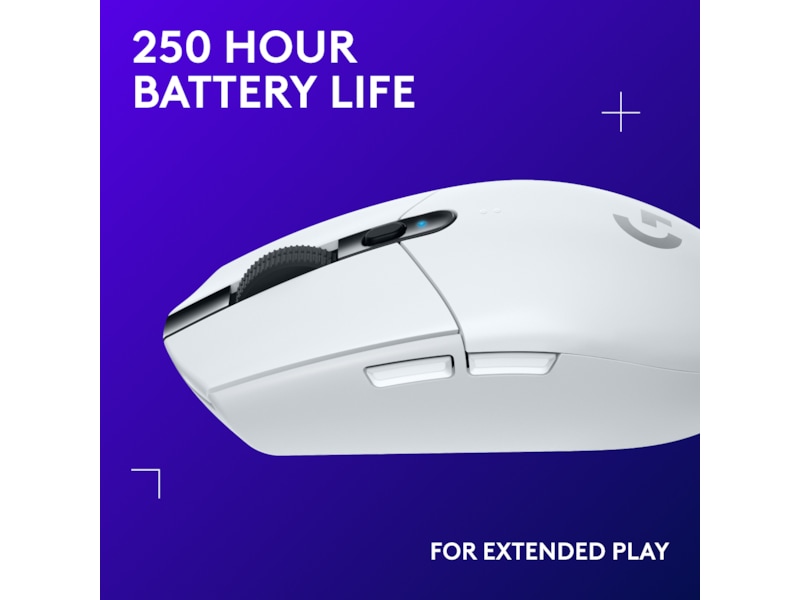 Logitech G305 LIGHTSPEED Trådløs Gamingmus (hvit) Gamingmus