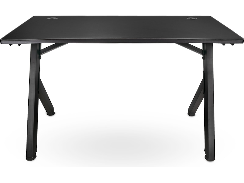 Svive Cygnus Gaming Desk matt sort med grå sømmer Gamingdesk