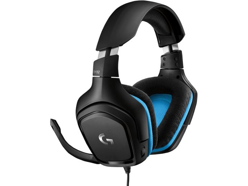 Logitech G432 Gaming Headset (sort/blå) Gamingheadset