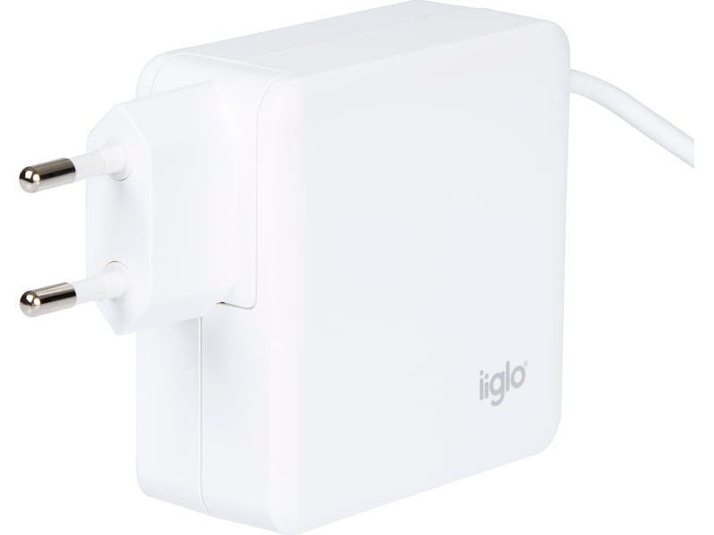 iiglo universal lader for PC, mobil og nettbrett USB-C 65W Batteri og lader