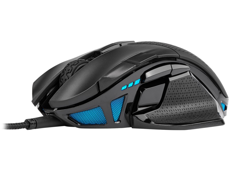 Corsair Gaming Nightsword RGB Mus (sort) Gamingmus