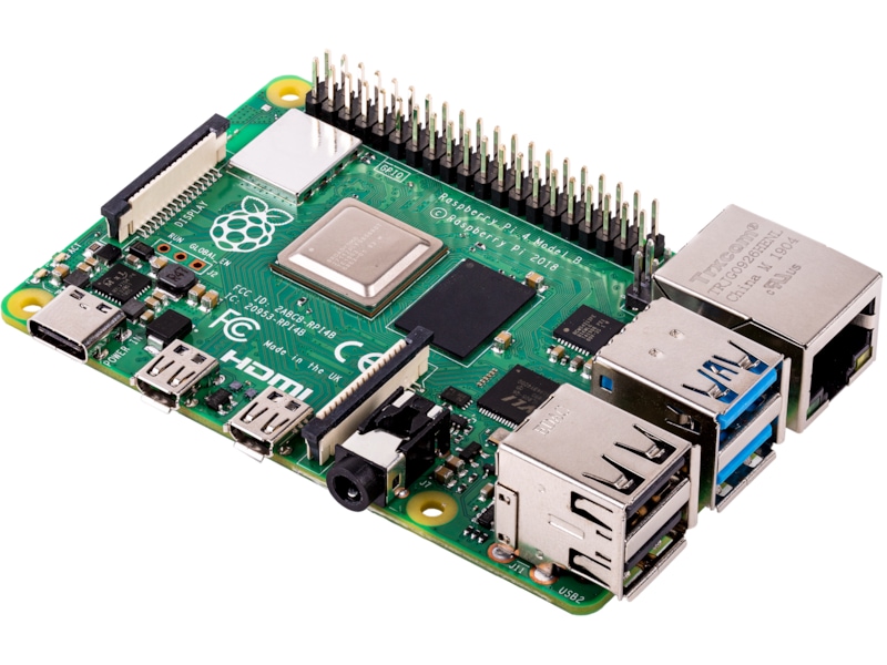 Raspberry Pi 4 Model B, 4GB RAM Integrert CPU