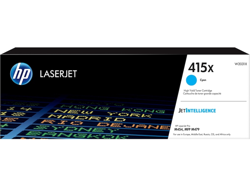 HP Toner 415X Cyan Lasertoner
