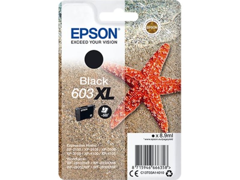 Epson Blekk 603XL Sort Blekkpatroner