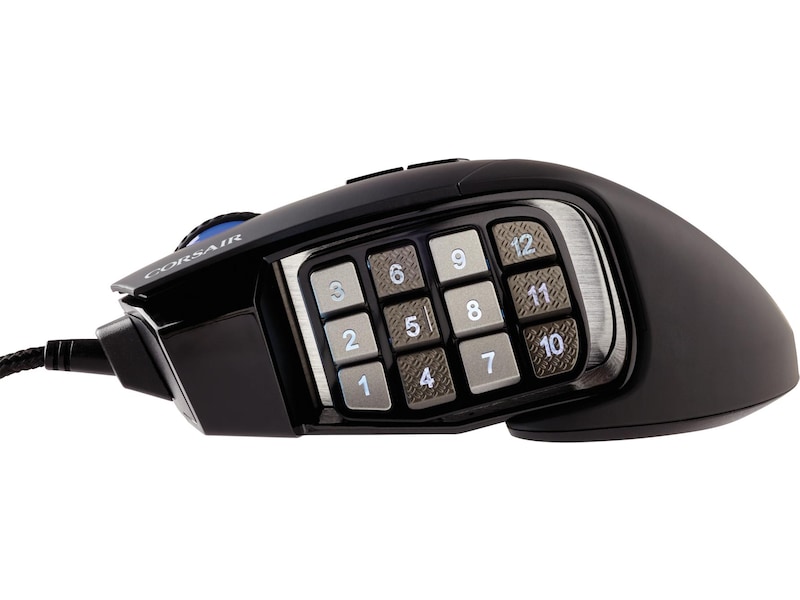 Corsair Gaming Scimitar Elite RGB Gamingmus (sort) Gamingmus