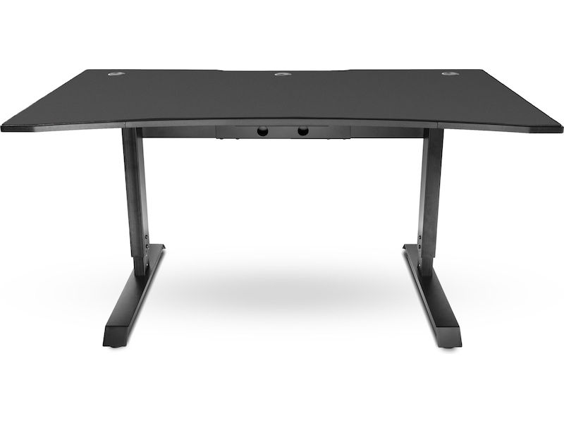 Svive Altair Gaming Desk matt sort med sorte sømmer Gamingdesk