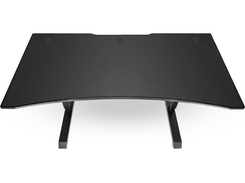 Svive Altair Gaming Desk matt sort med sorte sømmer Gamingdesk