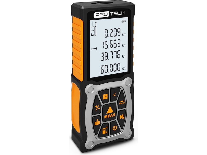 Protech avstandsmåler 60 meter rød laser Laser & Vater