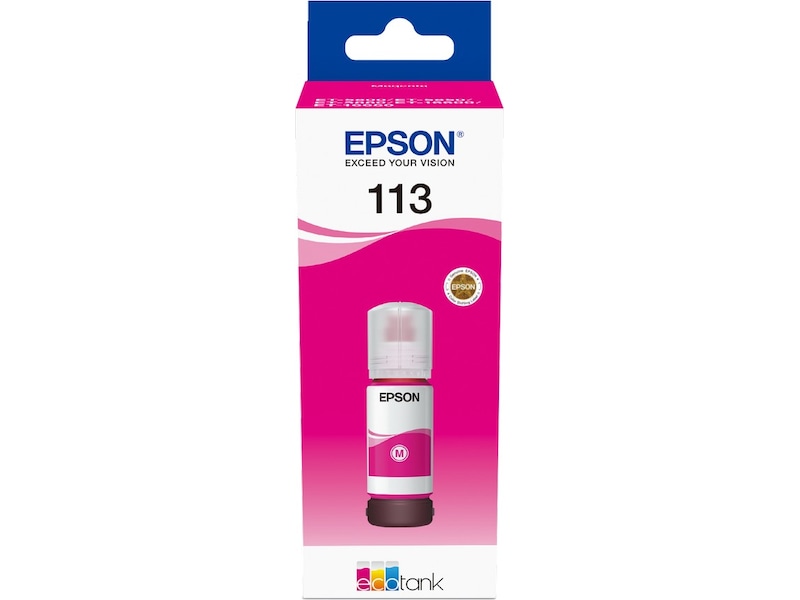 Epson Blekk 113 Ecotank Magenta Blekkpatroner