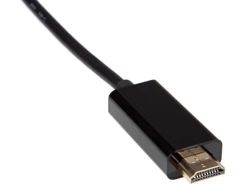 MiniDP til HDMI kabel 5m (sort) Monitorkabler
