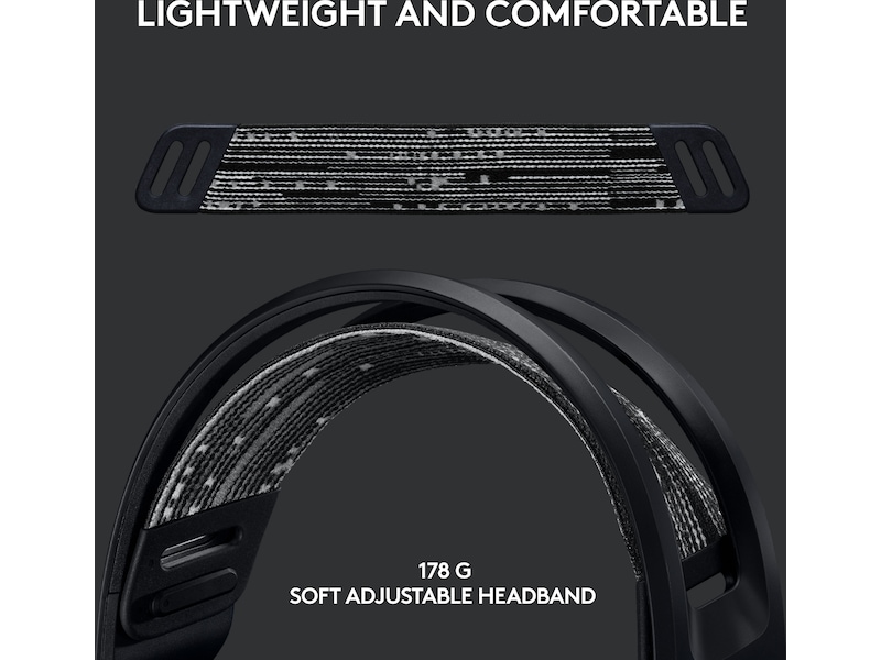 Logitech G733 LIGHTSPEED Trådløst Gaming Headset (sort) Gamingheadset