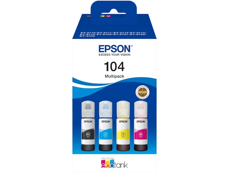 Epson Blekk 104 EcoTank Multipack Blekkpatroner