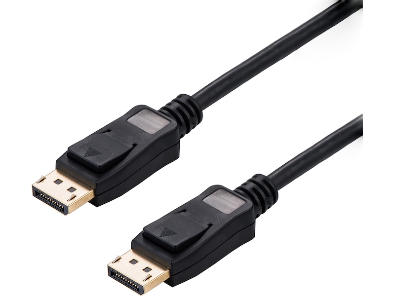 Displayport kabel 1m (sort) Monitorkabler