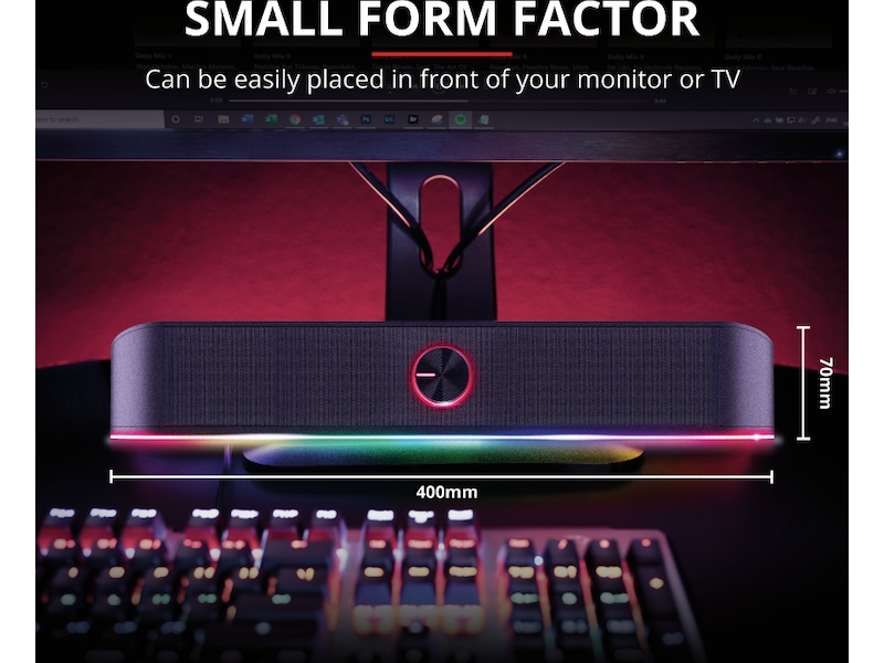 Trust GXT 619 Thorne lydplanke 2.0 Høyttalere