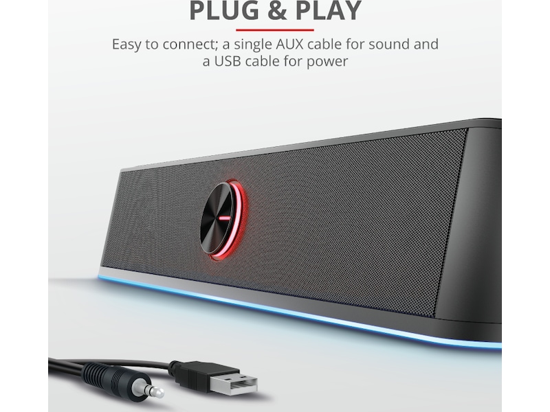 Trust GXT 619 Thorne lydplanke 2.0 Høyttalere