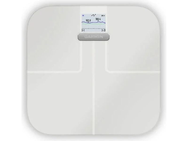 Garmin Index S2 WiFi Smart Vekt (hvit) Badevekt