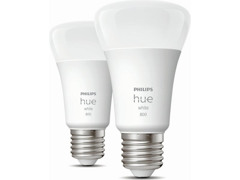 Philips Hue White 2-pakning E27 Lyspærer & LED-pærer