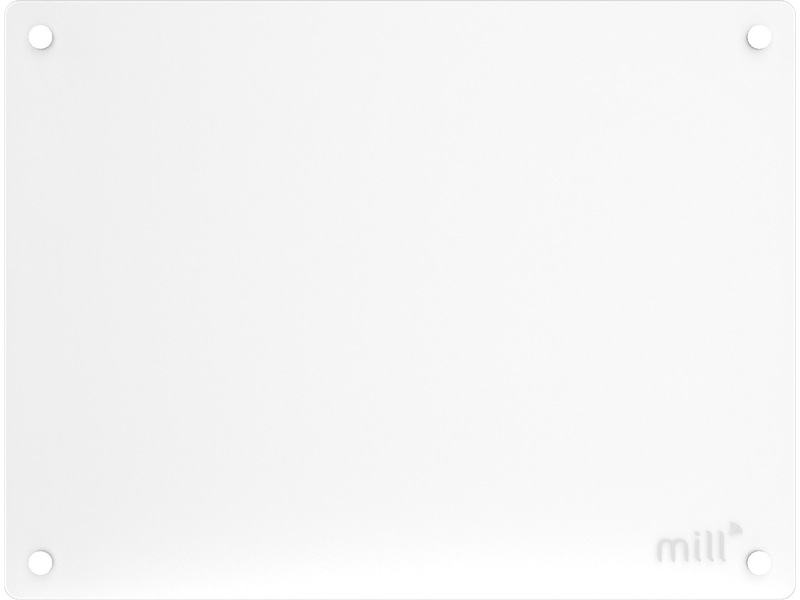 Mill Glass WiFi Gen 3 panelovn 400W  (hvit) Panelovner