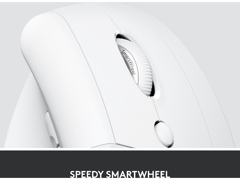 Logitech Lift Vertikal Business mus (off-white) Mus