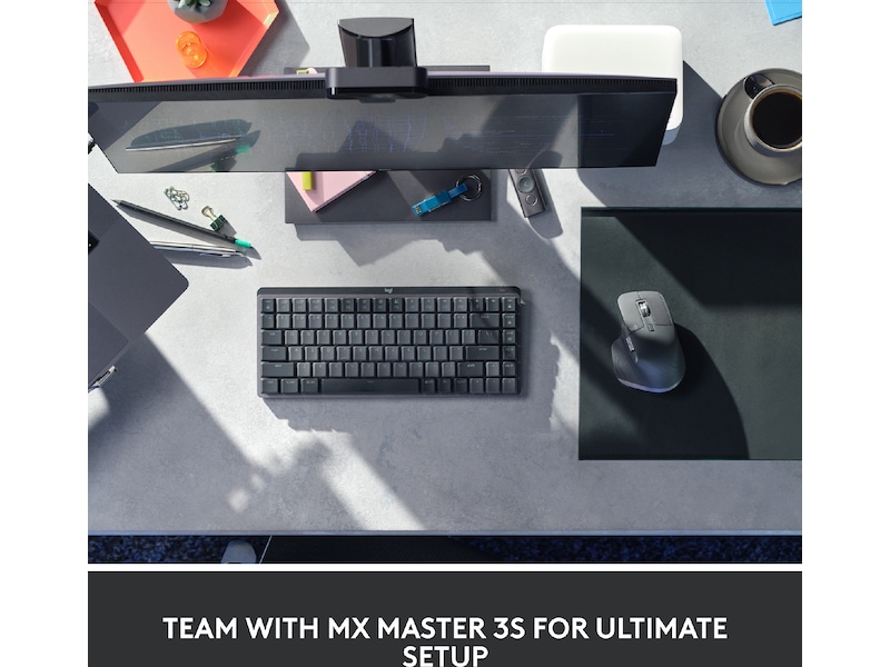Logitech MX Mechanical Mini Minimalist Tactile (graphite) Tastatur