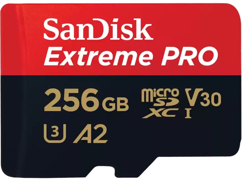 Sandisk Extreme PRO MicroSD 256GB Minnekort til foto & video