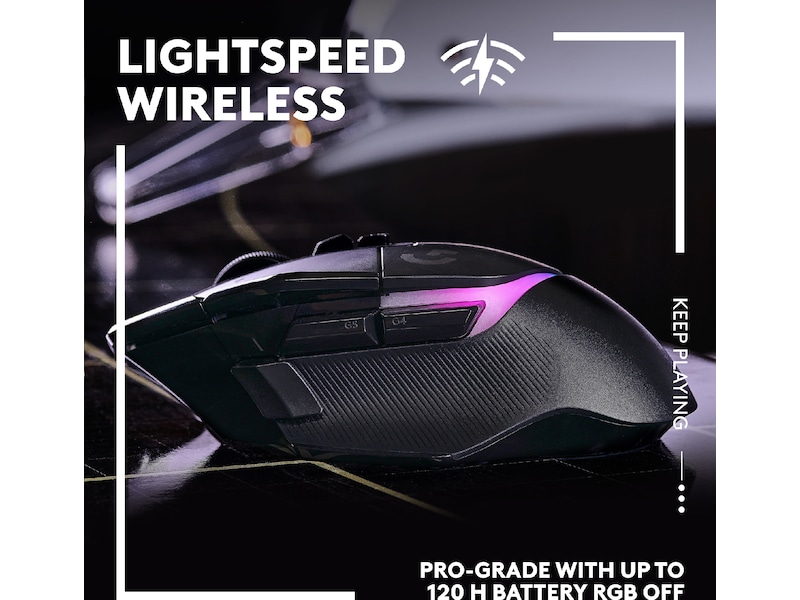 Logitech G502 X Plus Gamingmus (sort) Gamingmus