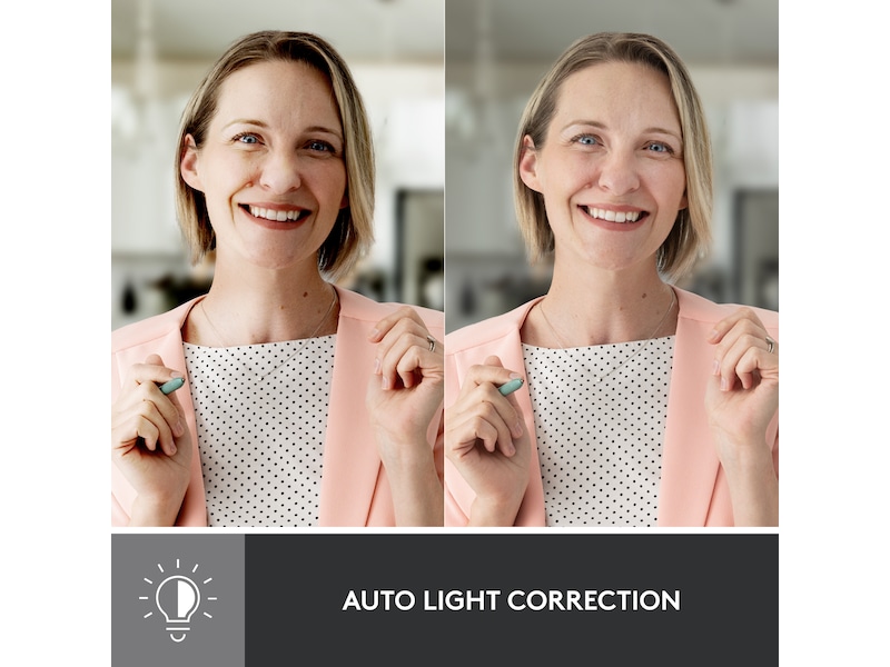 Logitech Brio 500 webkamera (off-white) Webkamera