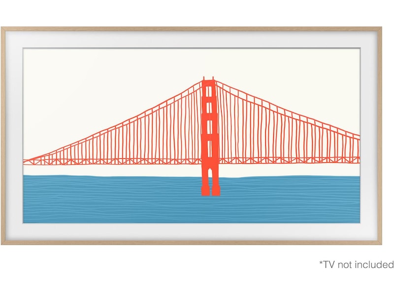 Samsung 85" ramme til The Frame (2021-2024, teak) TV-ramme & tilbehør