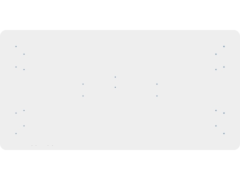 iiglo Skrivebordsplate 150cm (hvit) Skrivebord