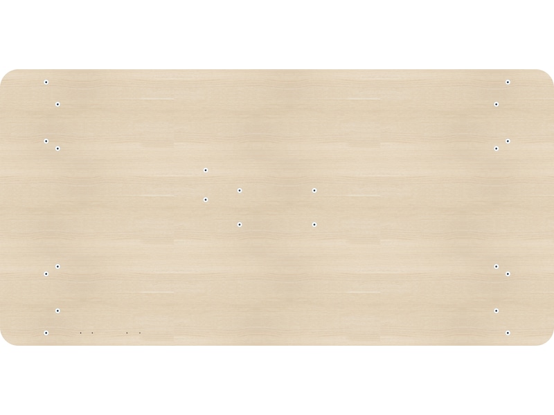 iiglo Skrivebordsplate 120cm (lys eik) Skrivebord