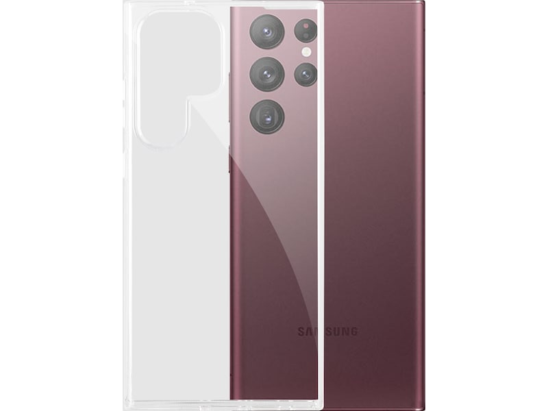 iiglo Galaxy S23 Ultra Silikondeksel (gjennomsiktig) Mobildeksel